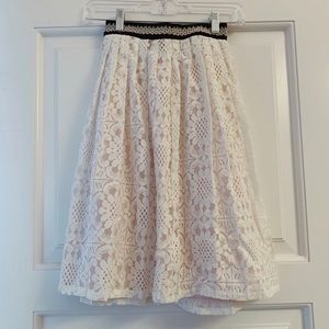 English Factory lace skirt!
